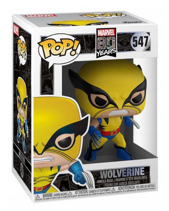 Funko POP! 547 Marvel 80th Anniversary X-Men - Wolverine First Appearance