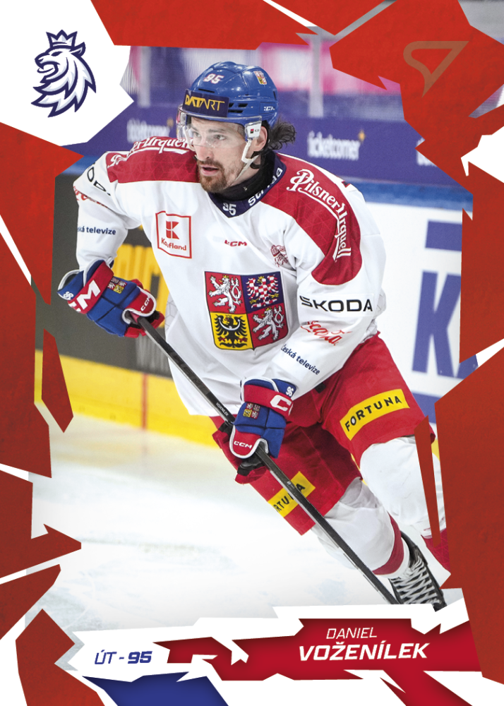 DANIEL VOŽENÍLEK 2026 Hokejové Česko SportZoo Scarlet Red