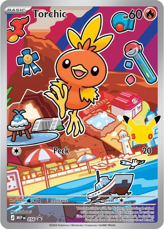 Torchic 056 Mega Evolution Promo