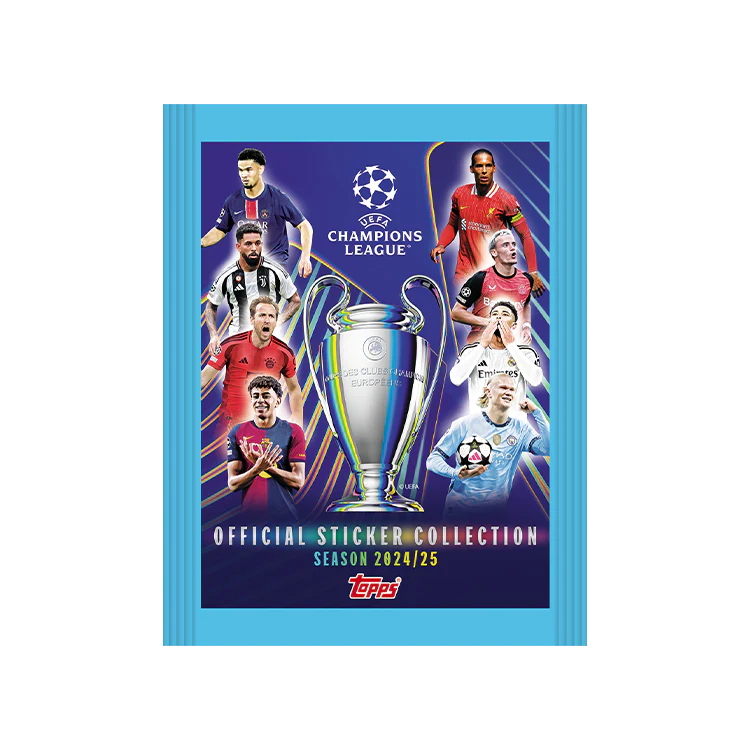 Topps Champions League 2025 samolepky
