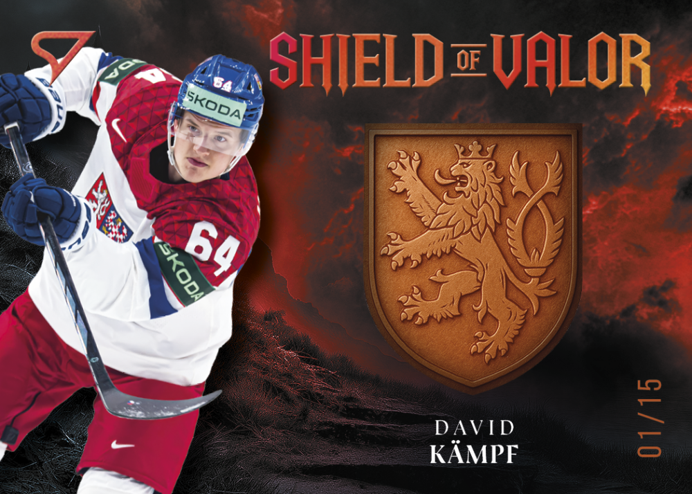 DAVID KAMPF 2026 Hokejové Česko SportZoo SHIELD OF VALOR Bronze Cooper 08/15