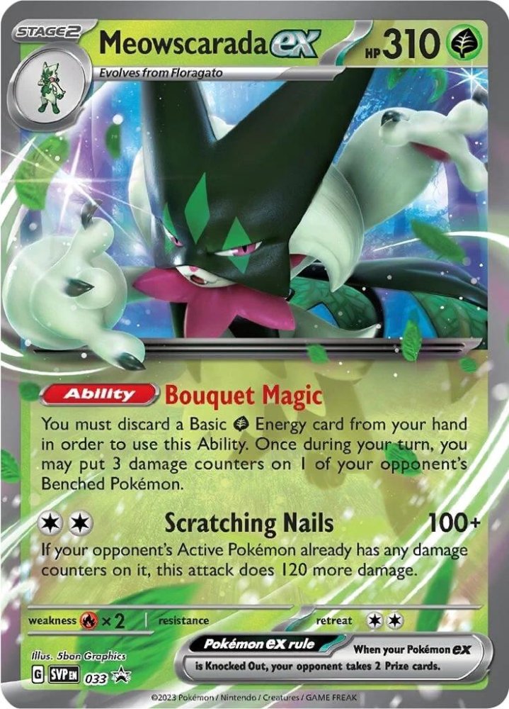 Meowscarada ex 033 Black Star Promo – Nintendo