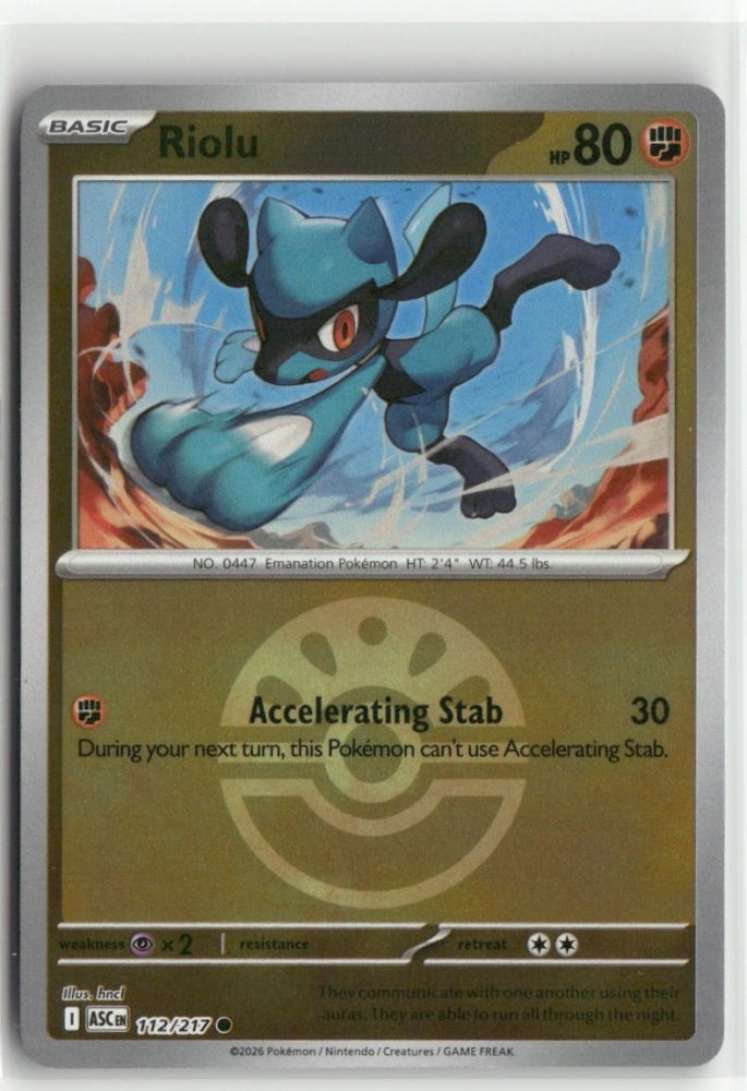 Riolu 112/217 Ascended Heroes