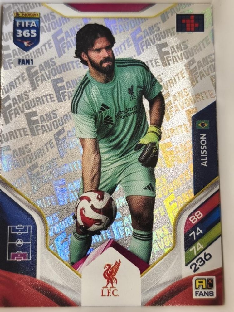ALISSON FIFA 2026 Adrenalyn XL Fan Silver