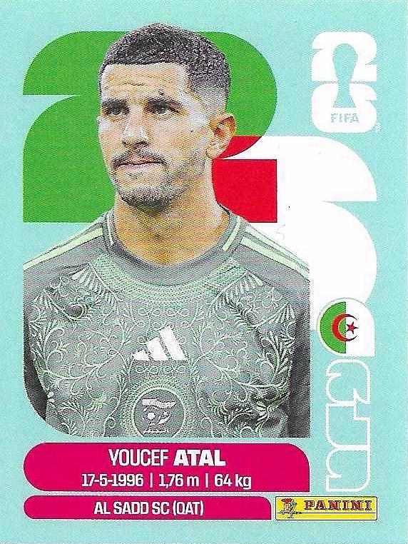 YOUCEF ATAL 2026 Panini FIFA World Cup Stickers