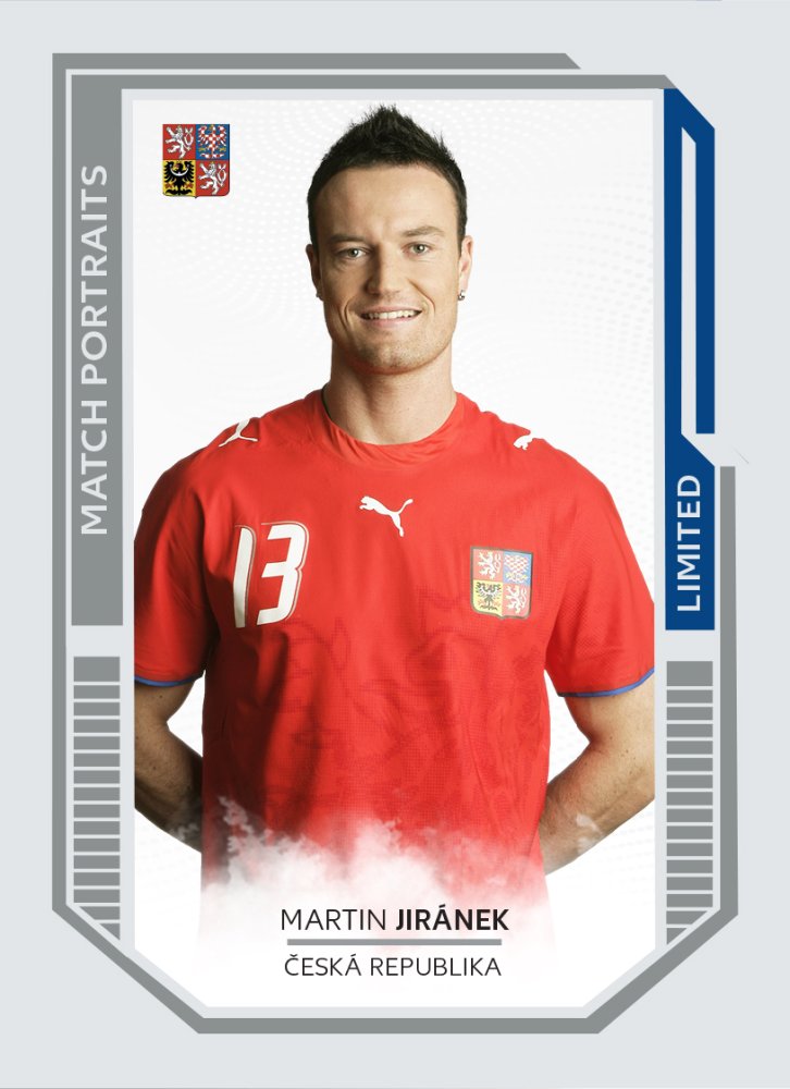 MARTIN JIRÁNEK 2022 Repre v Srdcích Match Portraits – 2021-22 – Insert
