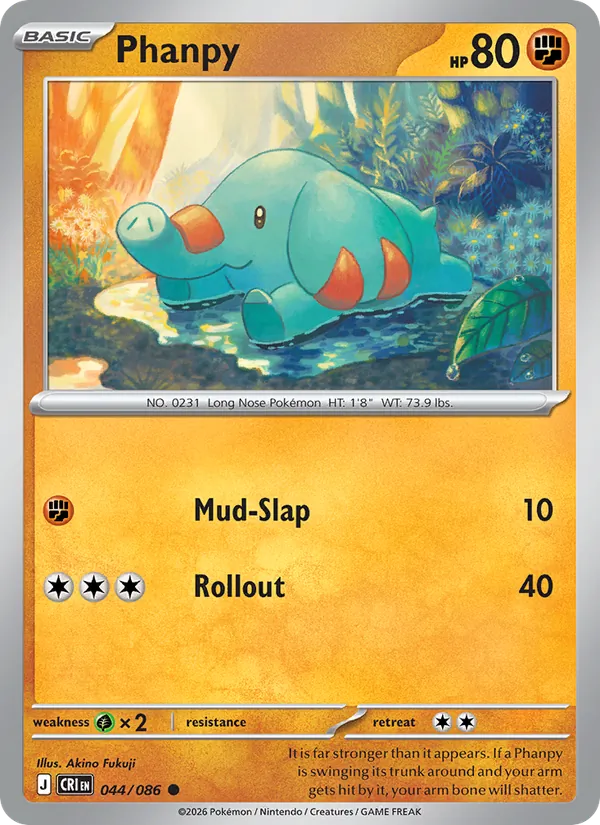 Phanpy – #044 – Chaos Rising – reverse – en