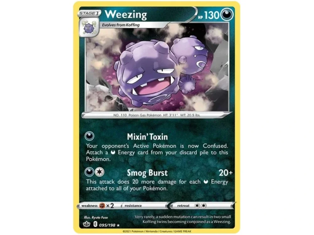 Weezing 095/198 - Chilling Reign