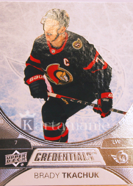 BRADY TKACHUK 21-22 UD Credentials – 2021-22 – Upper Deck – Base