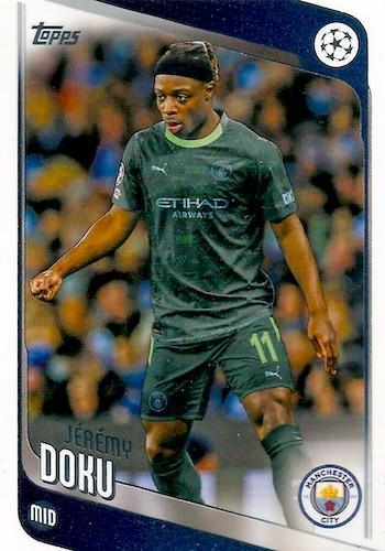 JEREMY DOKU 2025-26 Topps UEFA Club Competitions – Base