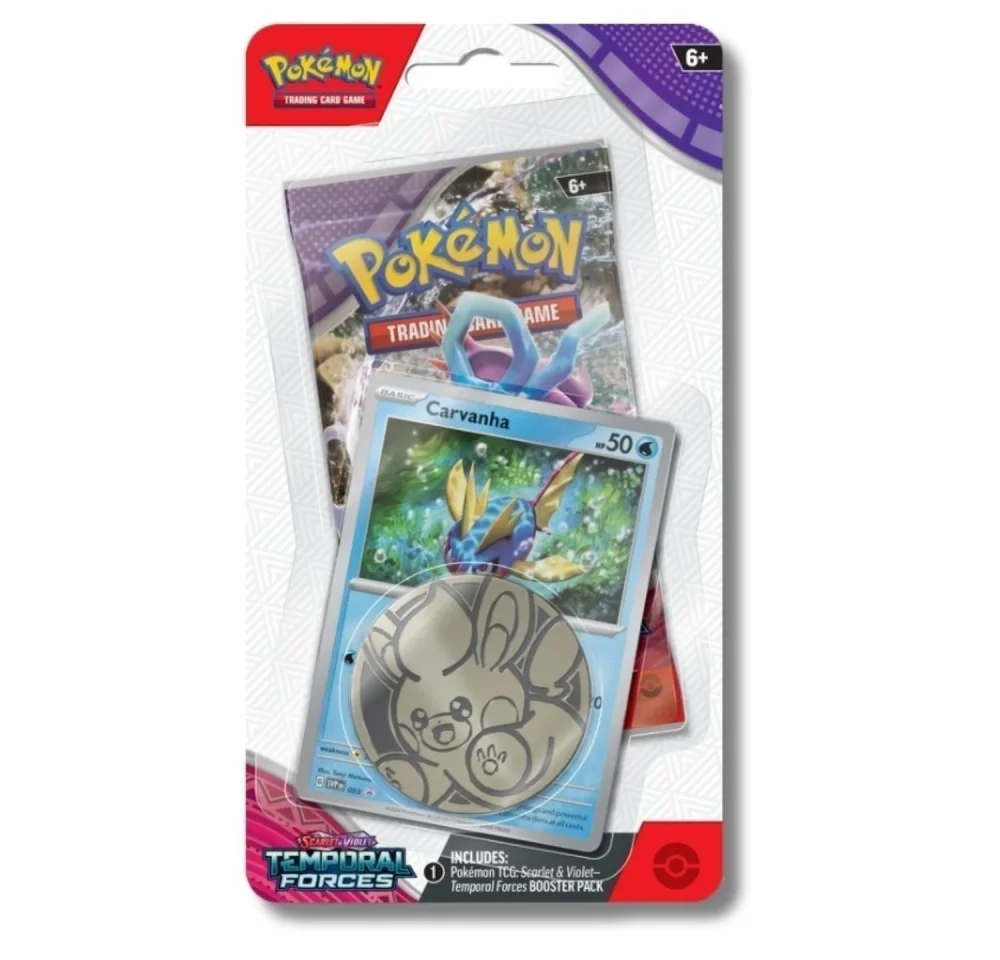 Pokémon Temporal Forces Checklane Blister - Carvanha