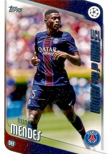 NUNO MENDES 2025-26 Topps UEFA Club Competitions