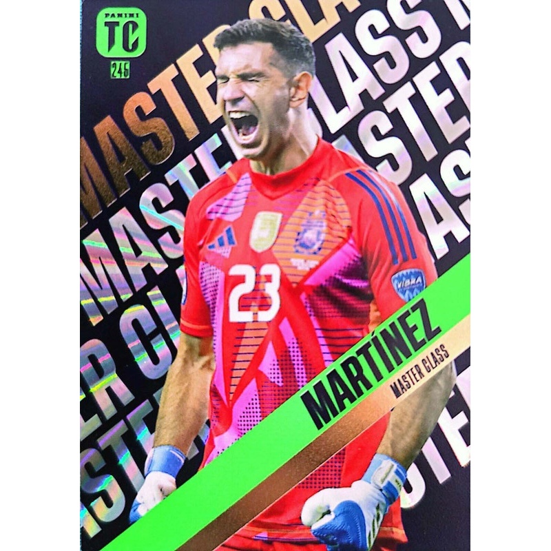 Emiliano Martínez 2025 Panini Top Class Master Class
