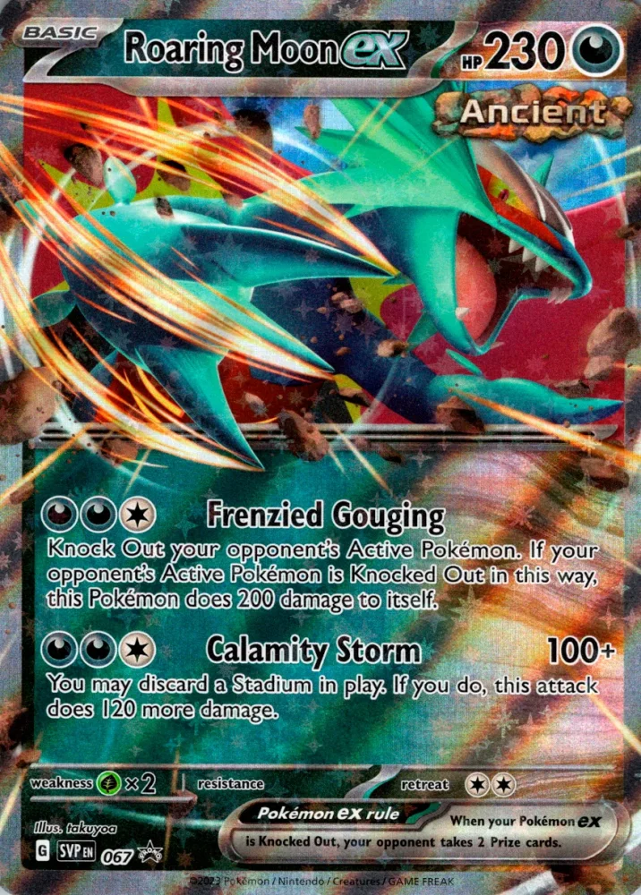 Roaring Moon ex 067 Promo Black Star
