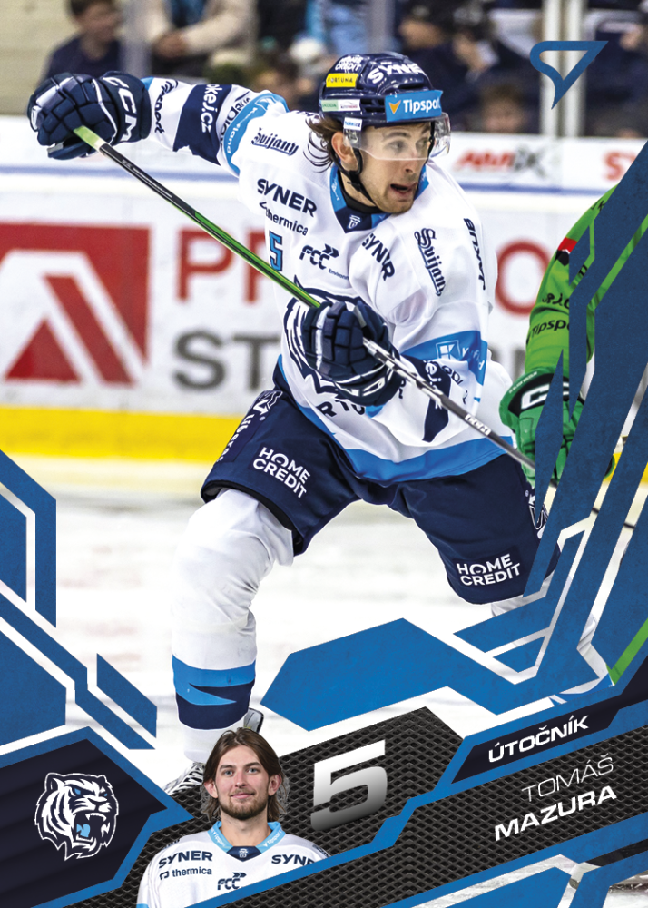 TOMÁŠ MAZURA SportZoo ELH 2025/26 Play Off Azzure Blue