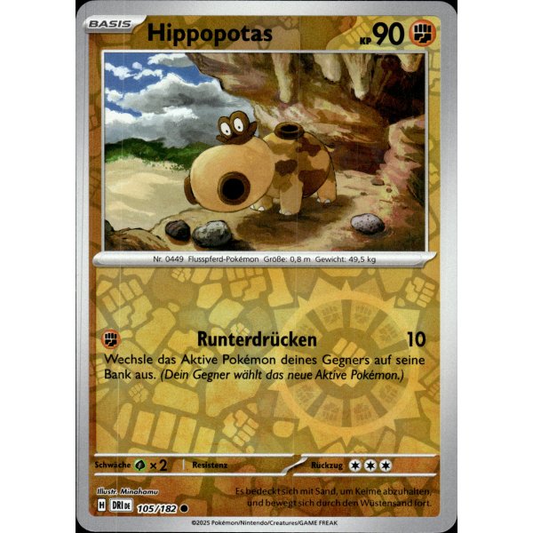 Hippopotas 105/182 Destined Rivals