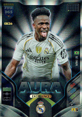 VINI JR. PANINI FIFA 365 Adrenalyn XL 2026 AURA – 2025-26 – Insert