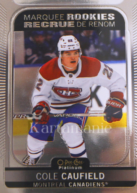 COLE COUFIELD 21-22 O-PEE-CHEE Platinum-MARQUEE ROOKIE – 2021-22 – Upper Deck – Insert