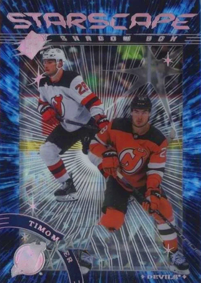 TIMO MAIER 2023-24 SPx Starscape Shadow Box Silver Spectrum 48/99 – Upper Deck – Insert – Ano