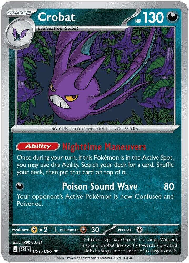 Crobat 051/086 Ascended Heroes