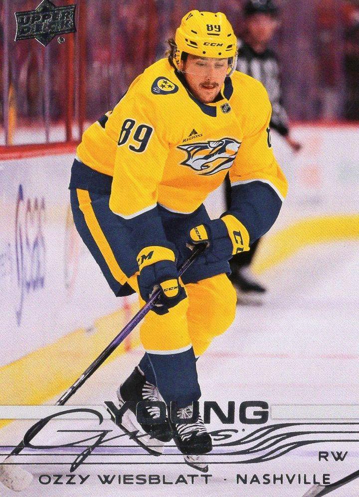 OZZY WIESBLATT 25-26 UD Hockey Série1 Young Guns