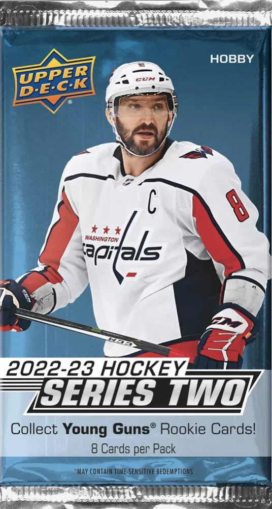 2022-23 Upper Deck Series 2 Hobby balíček – balení