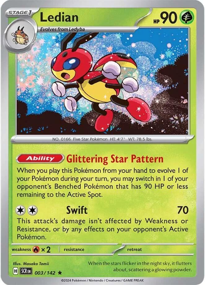 Ledian 003/142 Stellar Crown – Nintendo