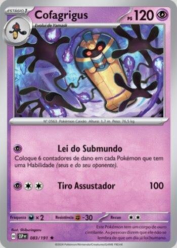 Cofagrigus 083/191 Surging Sparks