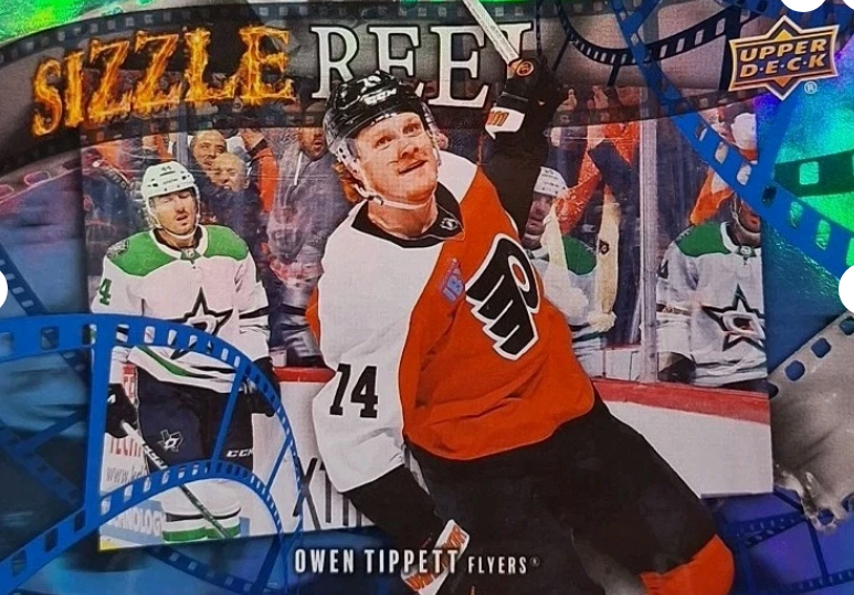 OWEN TIPPET 25-26 UD Hockey Série1 SIZZLE REEL – 2025-26 – Upper Deck – Insert