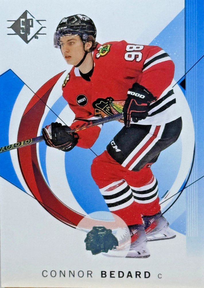 Connor Bedard 2024-25 SP Authentic Blue