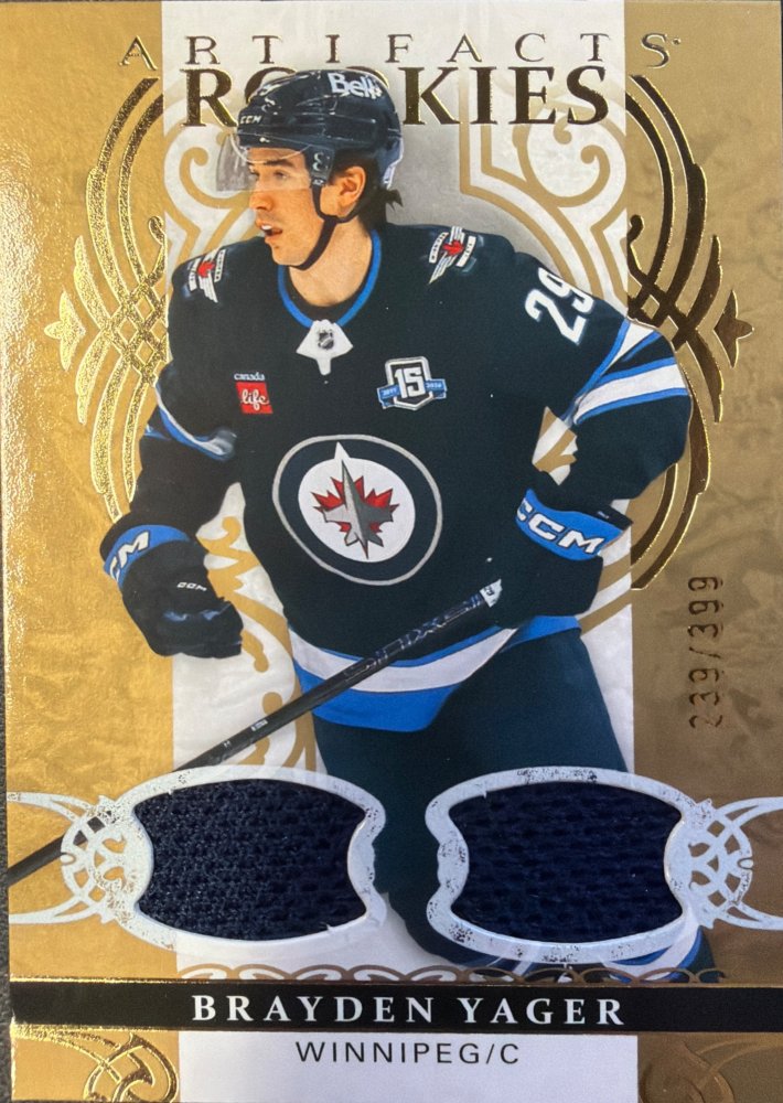 Brayden Yager #196 – 2026-27 Upper Deck Artifacts Gold Jersey 239/399