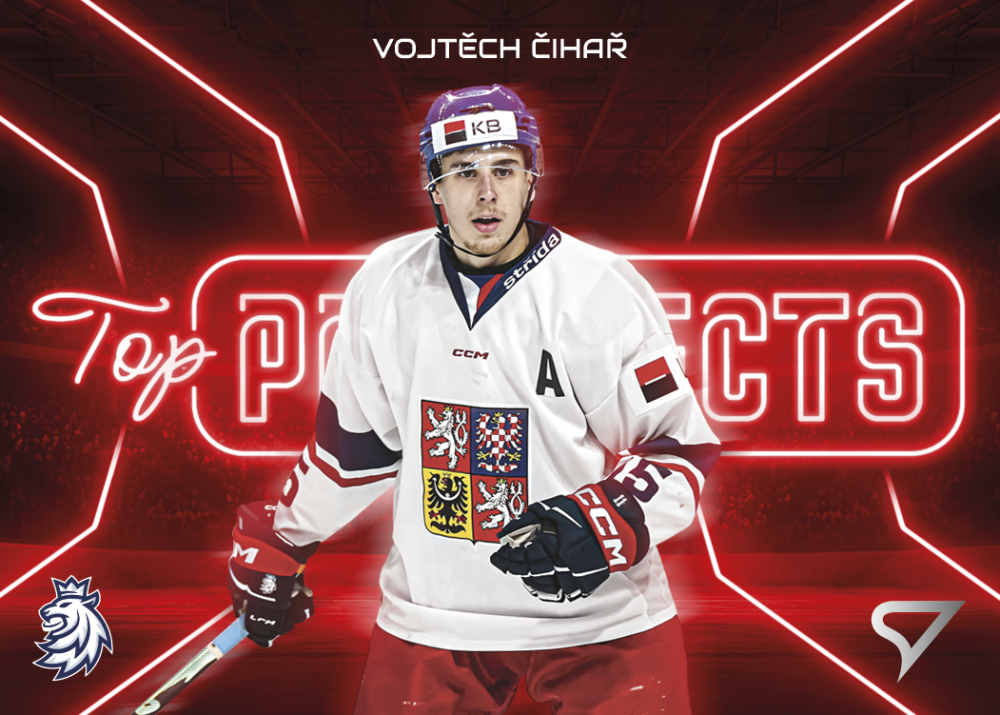 VOJTĚCH ČIHAŘ 2026 Hokejové Česko SportZoo Top Prospect