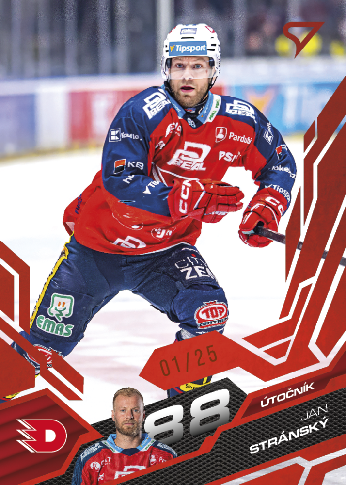 JAN STRÁNSKÝ SportZoo ELH 2025/26 Play Off Ruby Red 07/25