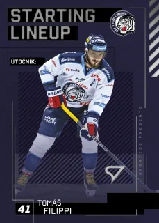 TOMÁŠ FILIPPI 23-24 SportZoo Série2 Tipsport ELH Starting Line-Up