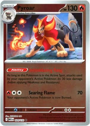 Pyroar 024/132 Mega Evolution