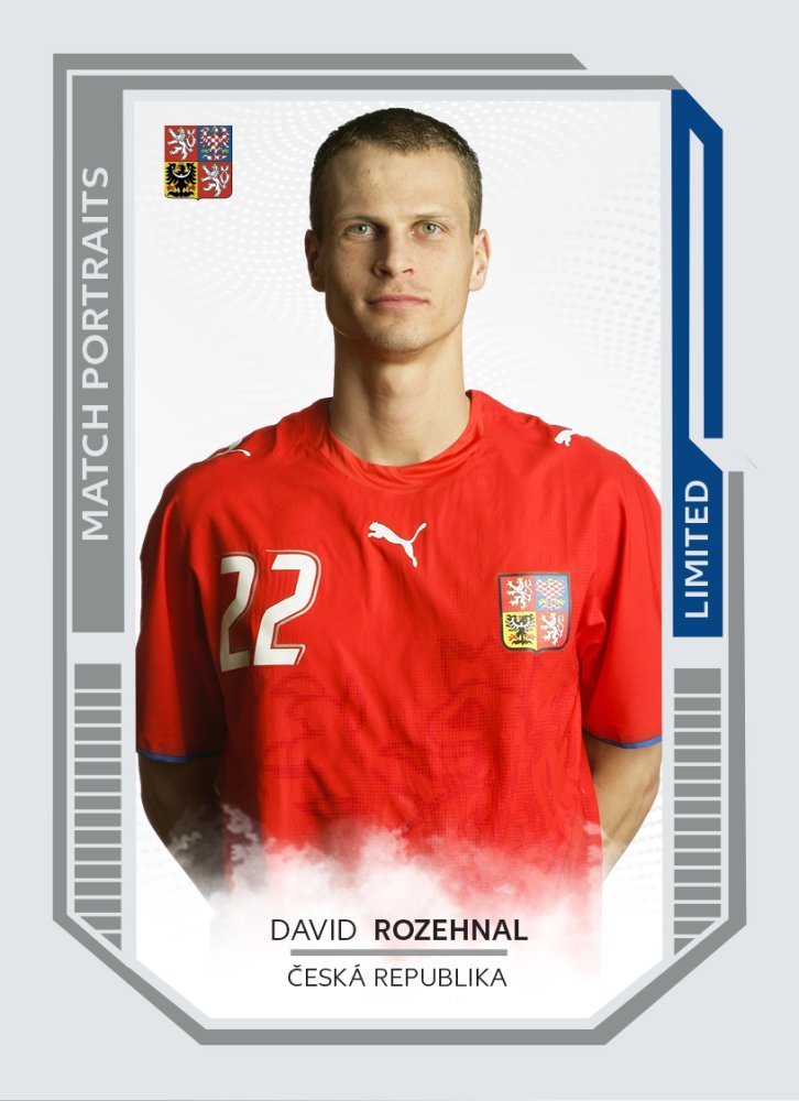 DAVID ROZEHNAL 2022 Repre v Srdcích Match Portraits – 2021-22 – Insert