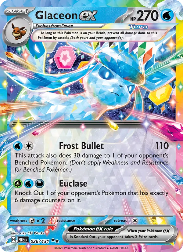 Glaceon ex – #026 – Prismatic Evolutions – holo – en