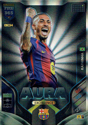 RAPHINHA PANINI FIFA 365 Adrenalyn XL 2026 AURA – 2025-26 – Insert