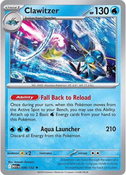 Clawitzer - 038/132 Mega evoluce