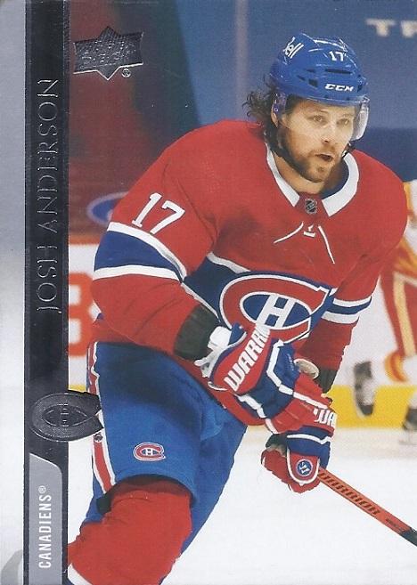 JOSH ANDERSON - 20-21 UD Hockey Extended