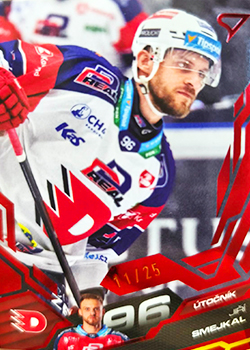 JIŘÍ SMEJKAL 2025-26 SportZoo Tipsport ELH Ruby Red 11/25