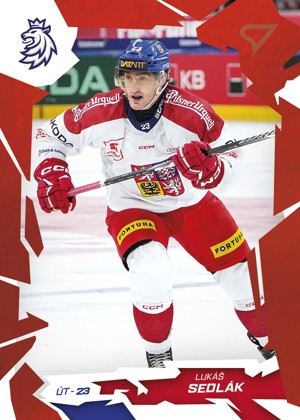 LUKÁŠ SEDLÁK 2026 Hokejové Česko SportZoo Scarlet Red – 2025-26 – Parallel