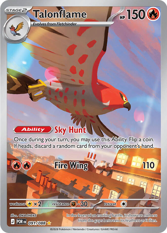 Talonflame 091/088 Perfect Order – Nintendo