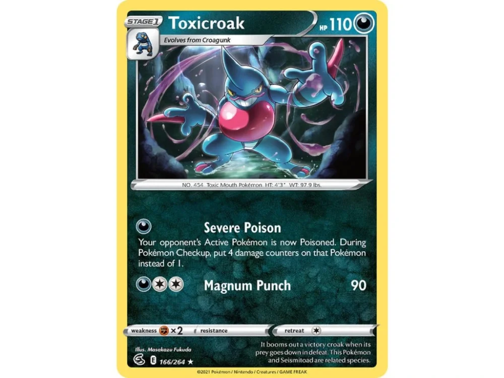 Toxicroak 166/264 Fusion Strike