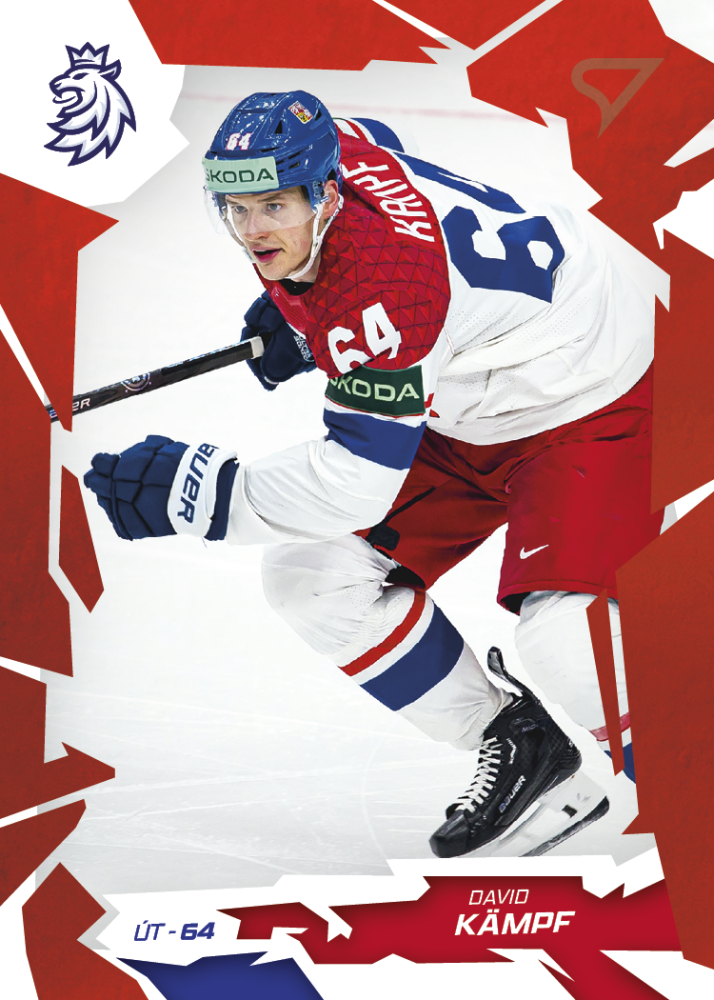 DAVID KÄMPF 2026 Hokejové Česko SportZoo Scarlet Red