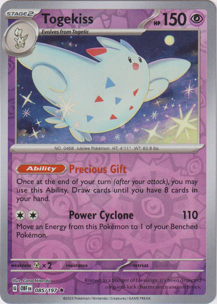 Togekiss 085/197 Obsidian Flames