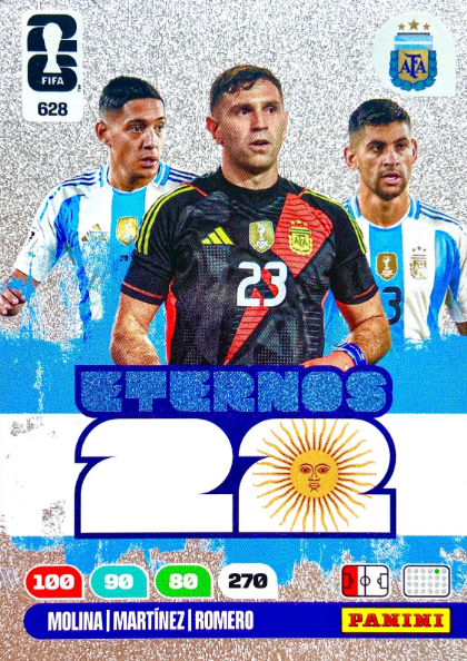 ETERNOS - Molina / Martinez / Romero 2026 Panini FIFA World Cup