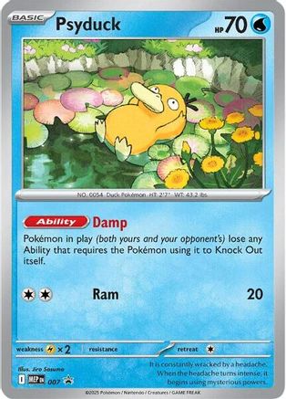 Psyduck 007 Promo Black Star