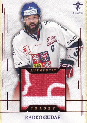 RADKO GUDAS Real Cards 2025/26 Authentic Jersey Red 3/9
