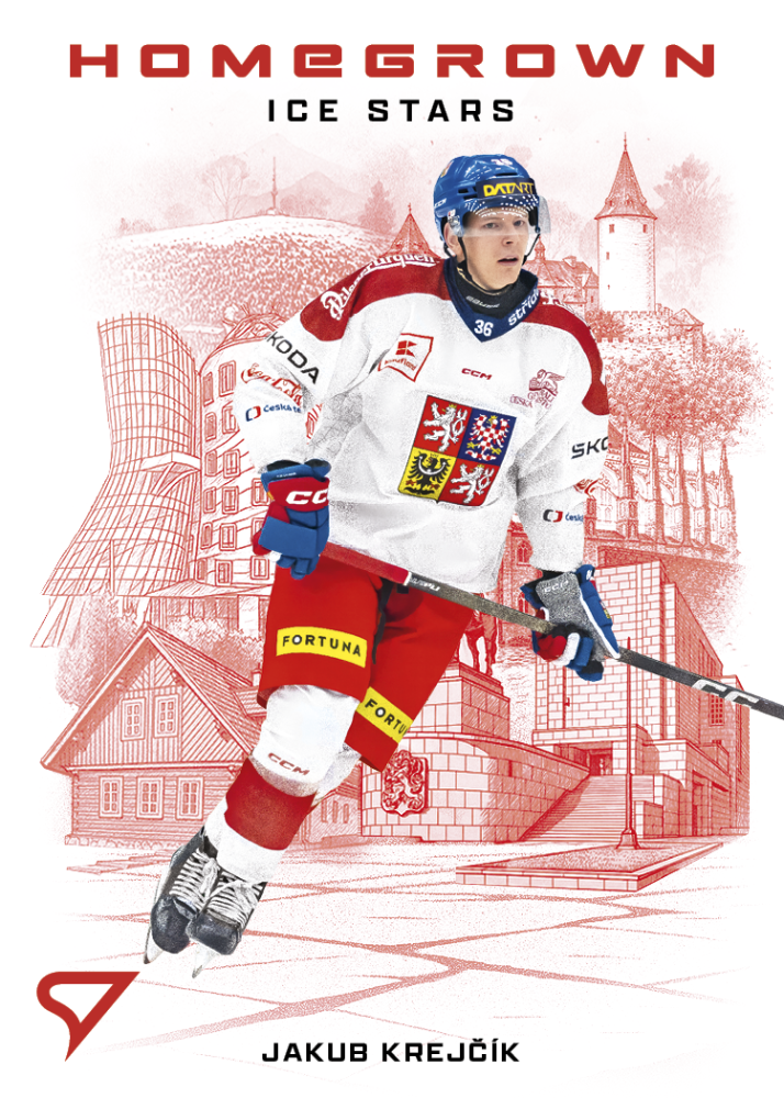 JAKUB KREJČÍK 2026 Hokejové Česko SportZoo HOMEGROWN ICE STARS